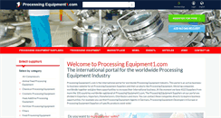 Desktop Screenshot of processingequipment1.com