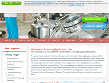 Tablet Screenshot of processingequipment1.com